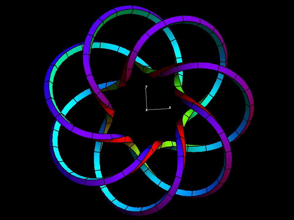 torus knot 7 3